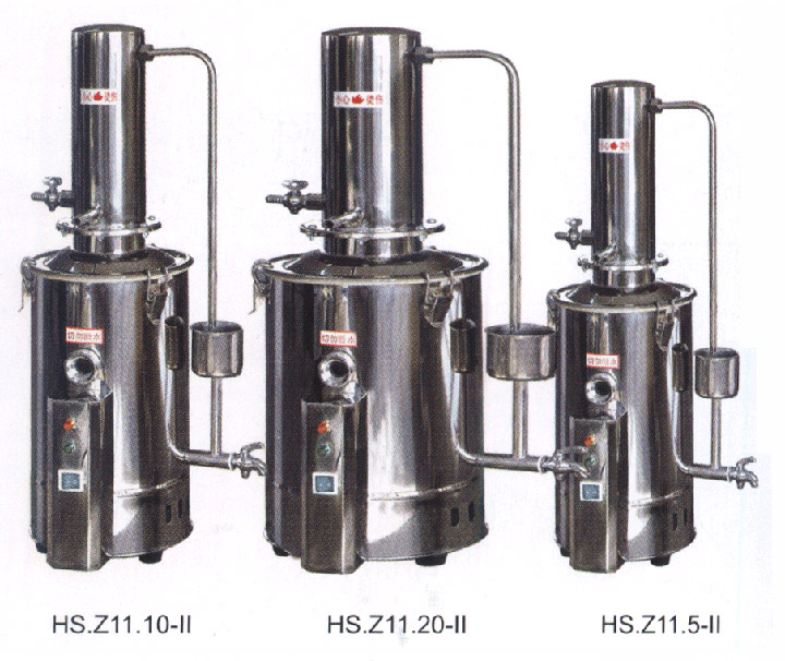 上海躍進(jìn) 不銹鋼電熱蒸餾水器 HS.Z11.5-II