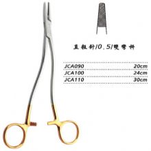 金鐘硬質(zhì)合金鑲片持針鉗直 粗針 JCA100 24cm 直 粗針 0.5 雙彎桿