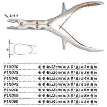 金鐘咬骨鉗P1X040 22cm 雙關節(jié) 直刃4 雙角柄雙關節(jié)咬骨鉗