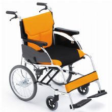 MIKI三貴手動輪椅車MCSC-43L 橙色 W3航太鋁合金，強度加倍 橙色