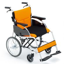 MIKI三貴手動輪椅車MCSC-43JL 橙色 W3  預訂款