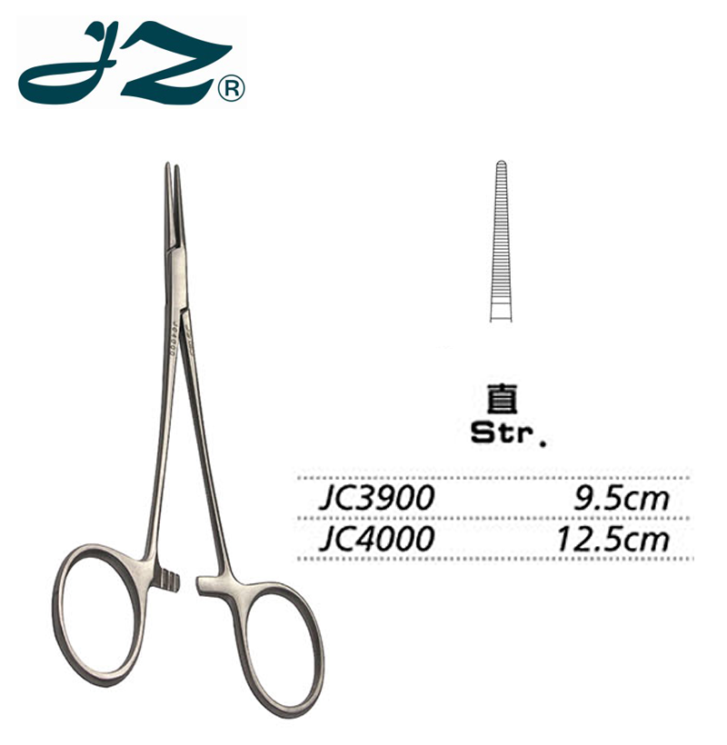 金鐘無(wú)鍍層止血鉗  JC3900 9.5cm 直全齒（哈氏）