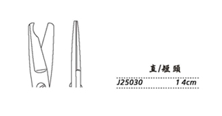 金鐘拆線剪J25030 14cm 直（短刃）