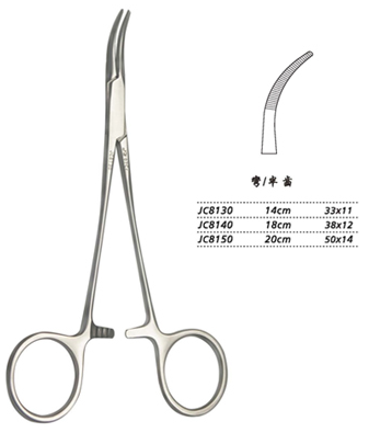 金鐘分離結(jié)扎鉗18cm JC8140 18cm 38×12半齒