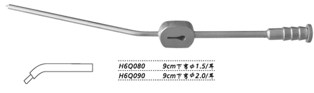 金鐘耳用吸引管下彎 H6Q090 9cm 下彎 φ2